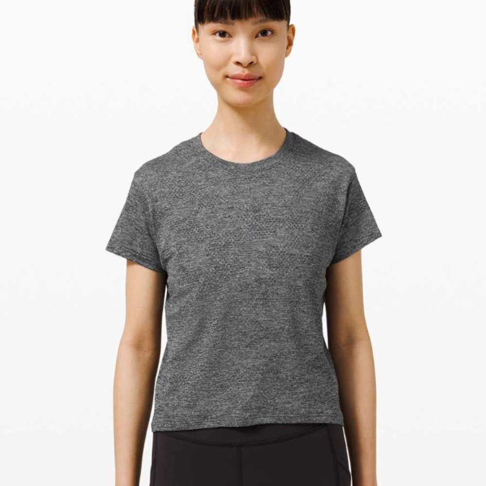 Lululemon Train to Be Short Sleeve *Camo